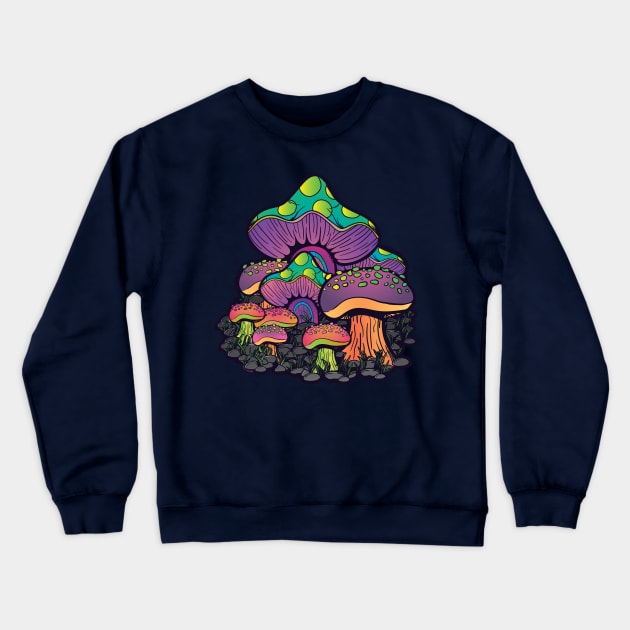 Shrooms Crewneck Sweatshirt by Desdymona